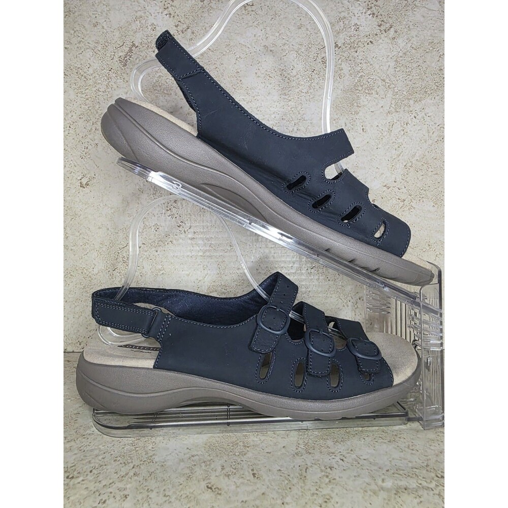 Collection By Clarks Strappy Sandals Women Sz 10M Comfort Business Casual Shoes - Picture 6 of 8